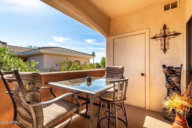 a view of an outdoor seating