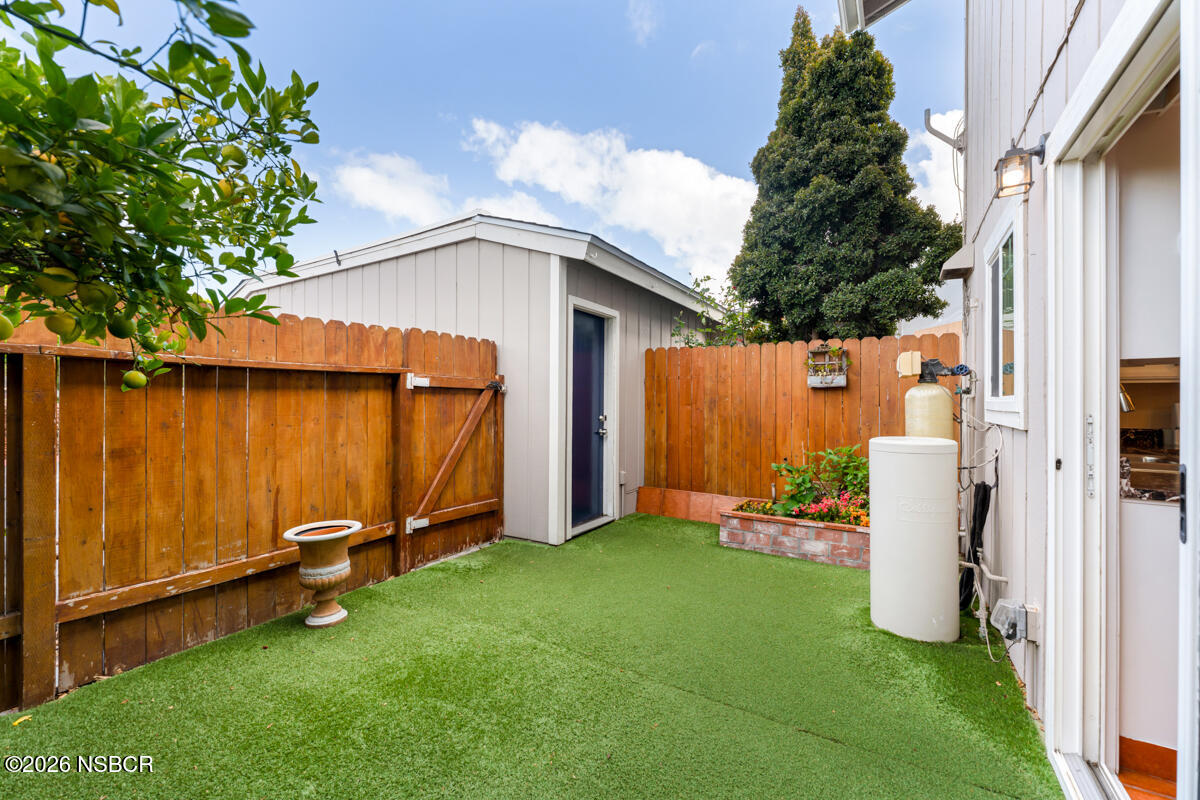 222 North R Street Lompoc, CA 93436 - Photo 28 of 35 Back Patio w/ Garage Access