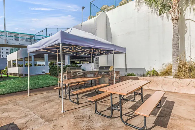 an aerial view of beach and ocean