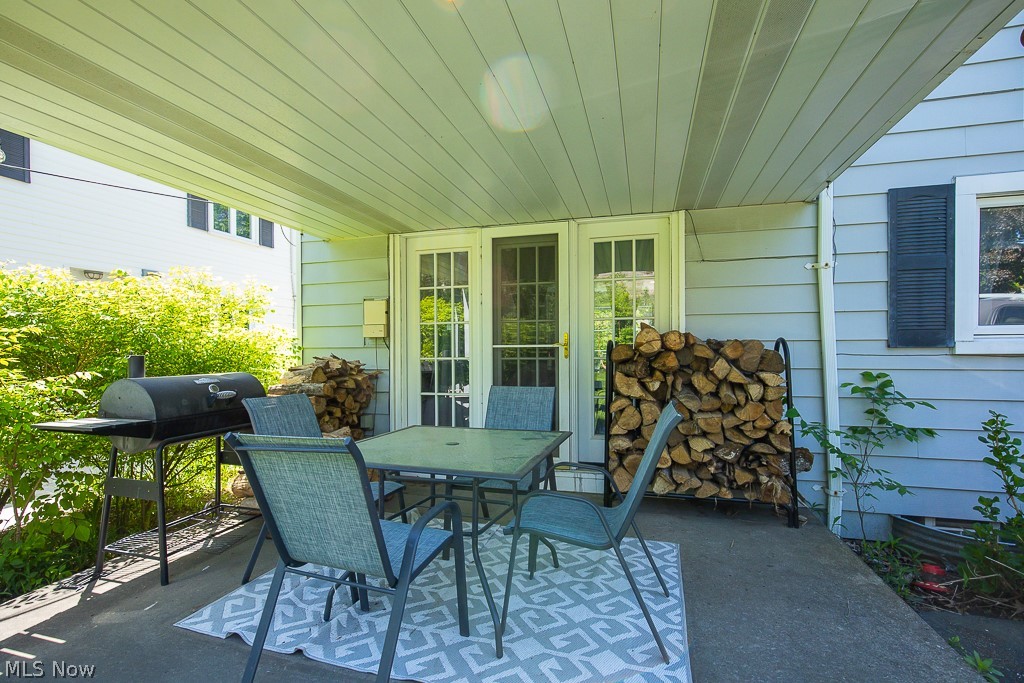 21825 Rye Road Beachwood, OH 44122 - Photo 32 of 35 View of terrace with grilling area