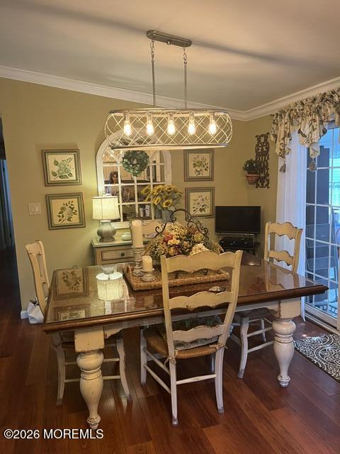 39 Hibiscus Place, Unit A Jackson, NJ 08527 - Photo 16 of 38 a view of a dining room with furniture wooden floor and chandelier