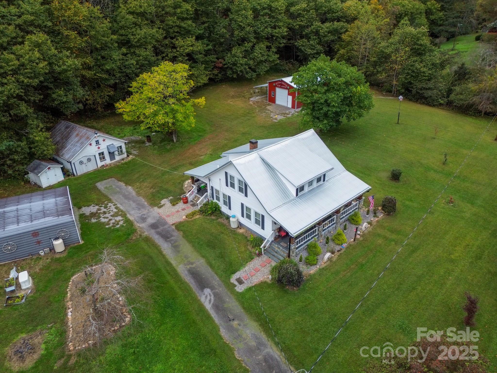 11979 Sparta Road McGrady, NC 28649 - Photo 42 of 48 an aerial view of a house