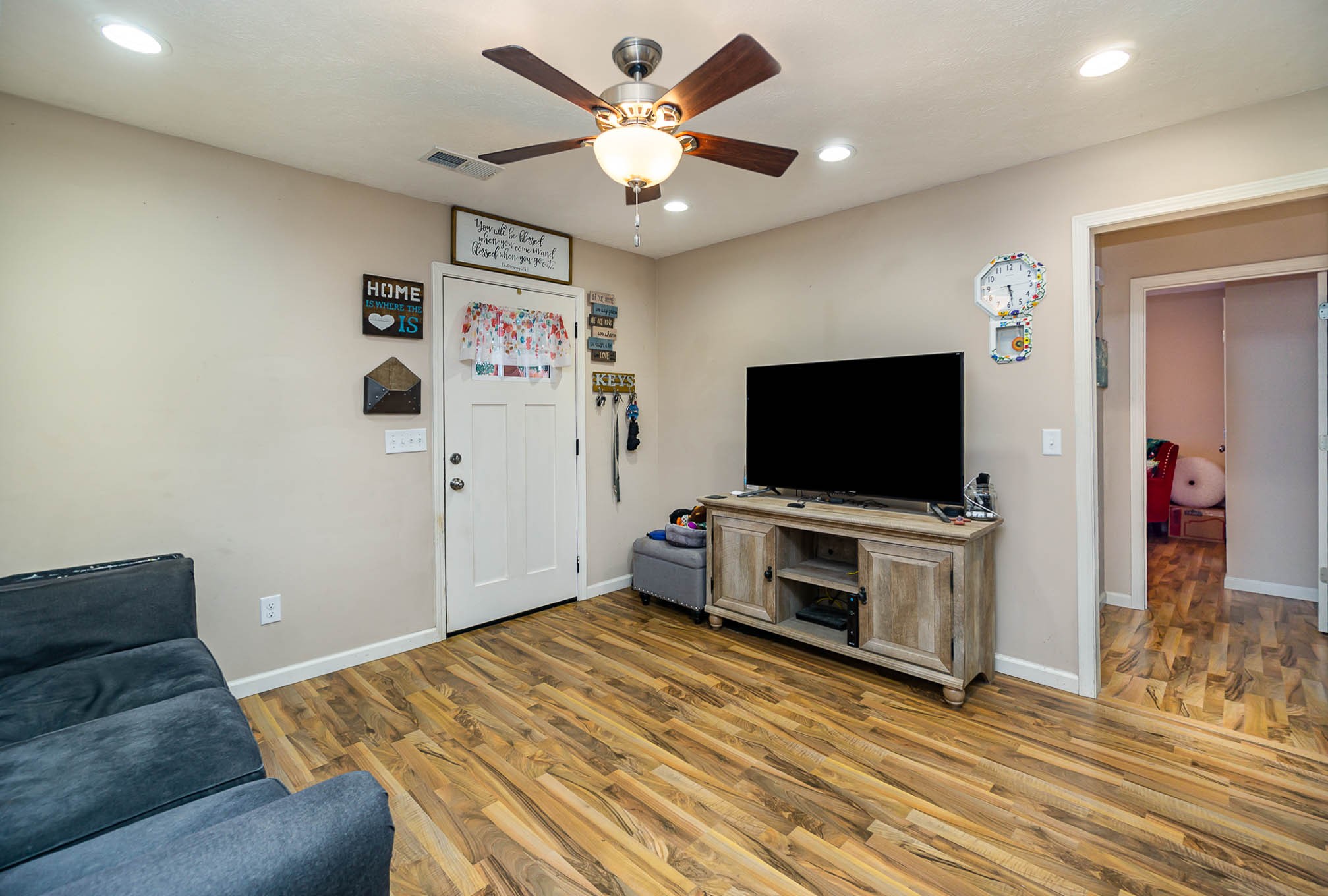 1679 Eno Road Dickson, TN 37055 - Photo 5 of 36 a living room with furniture and a flat screen tv