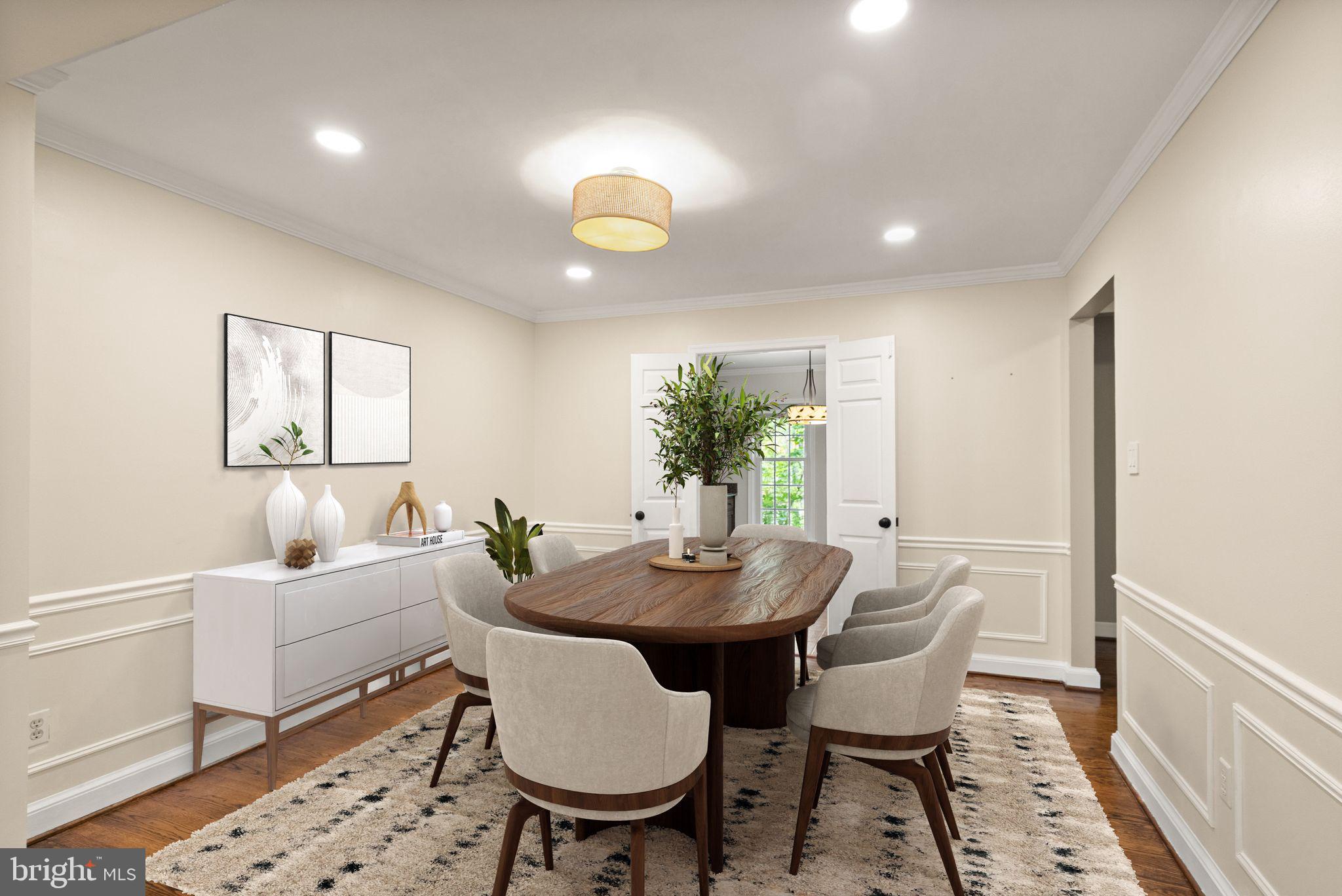 2345 South Rolfe Street Arlington, VA 22202 - Photo 24 of 75 Dining area with staging