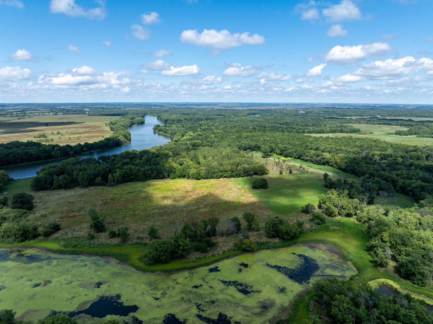 0 Banks Road Erie, IL 61250 - Photo 13 of 71 a view of a lake with a big yard