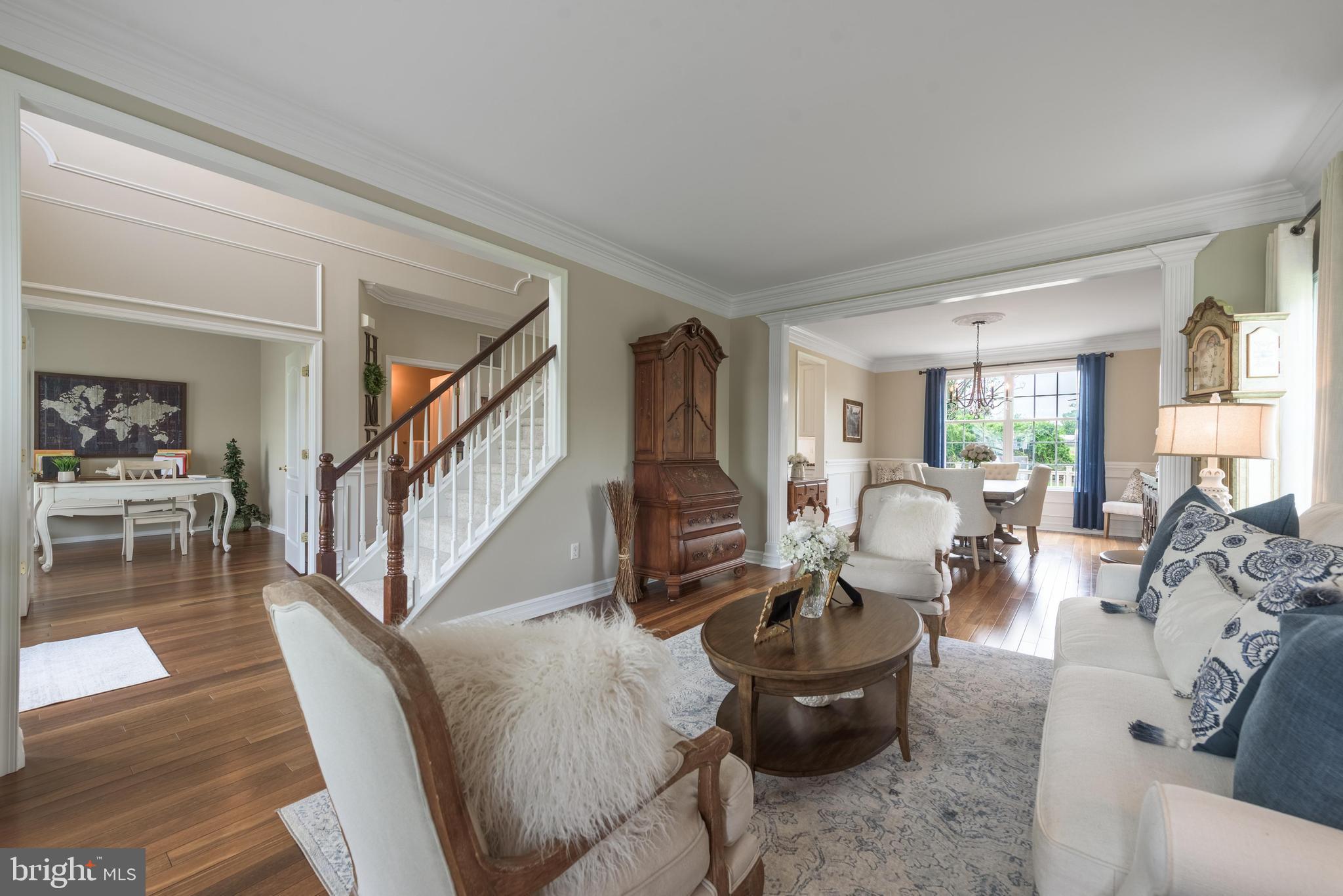714 Elaine Drive Mickleton, NJ 08056 - Photo 7 of 48 Hardwoods and crown molding