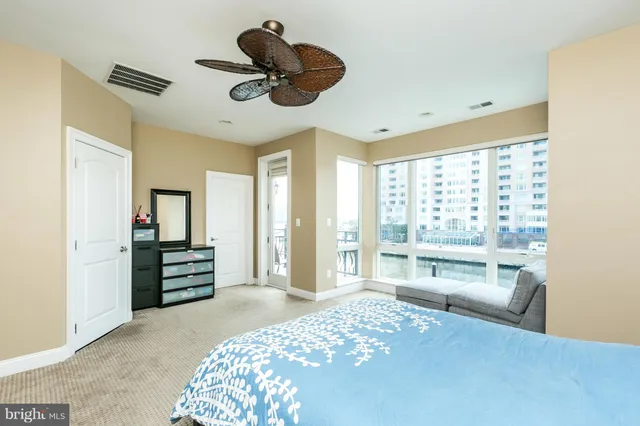 a view of balcony with city view