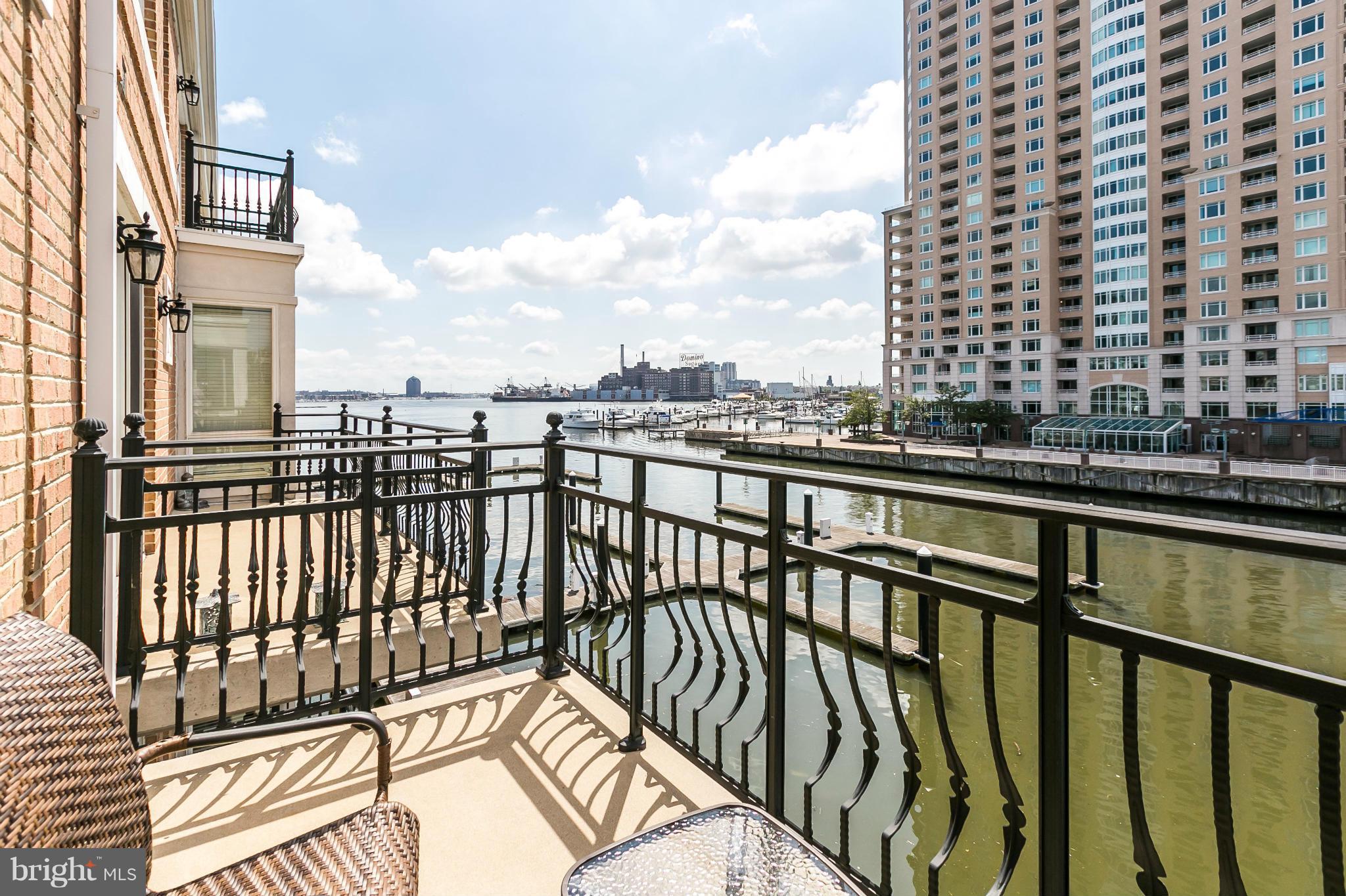 639 Ponte Villas South, Unit 128 Baltimore, MD 21230 - Photo 18 of 46 a view of balcony with city view