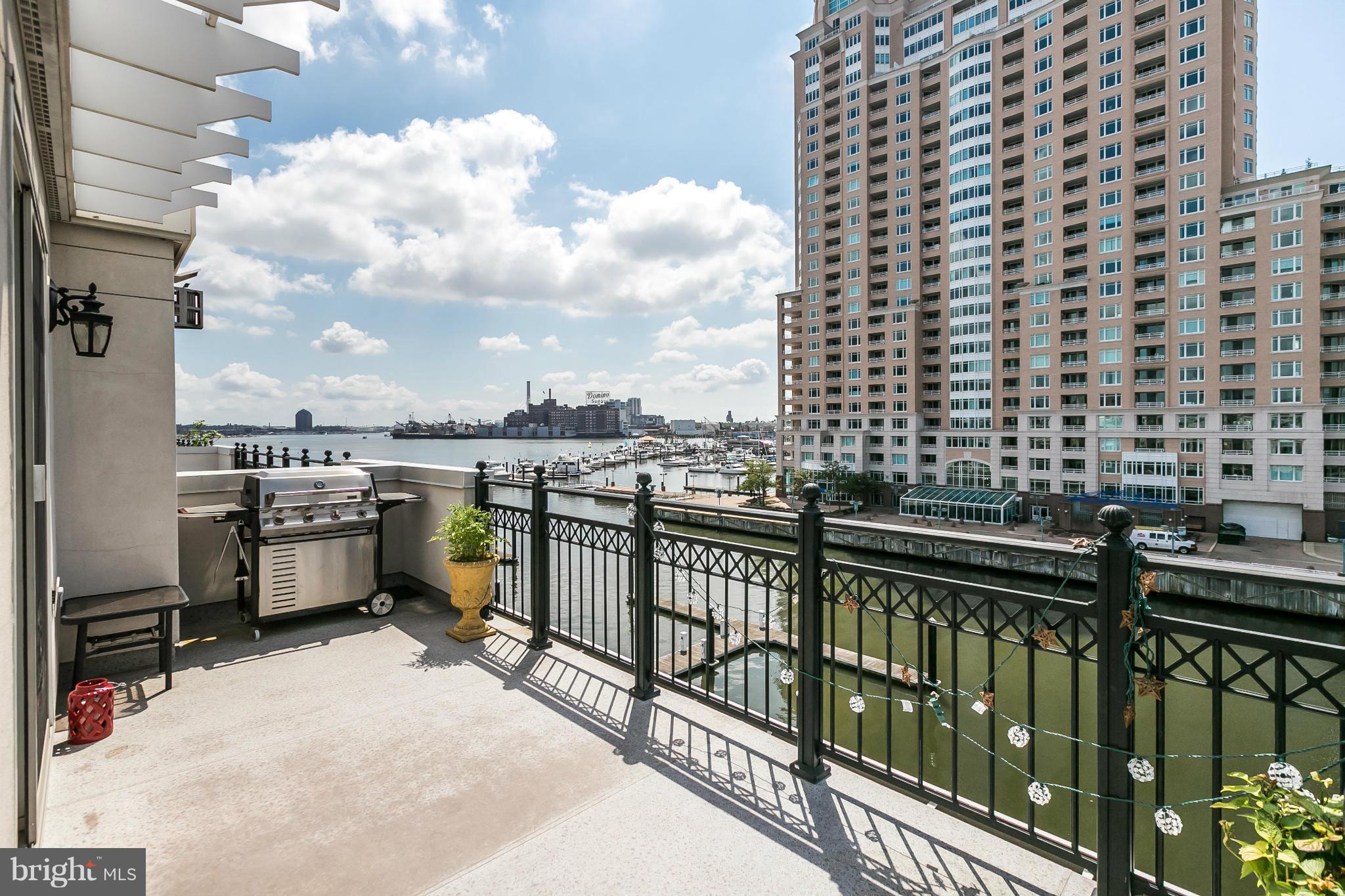 639 Ponte Villas South, Unit 128 Baltimore, MD 21230 - Photo 26 of 46 a balcony with city view
