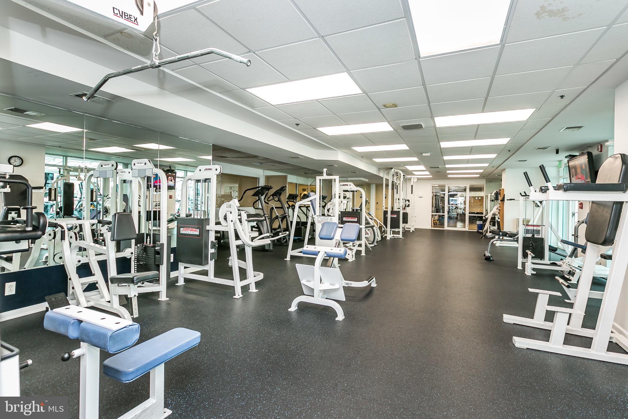 639 Ponte Villas South, Unit 128 Baltimore, MD 21230 - Photo 40 of 46 a view of a room with gym equipment