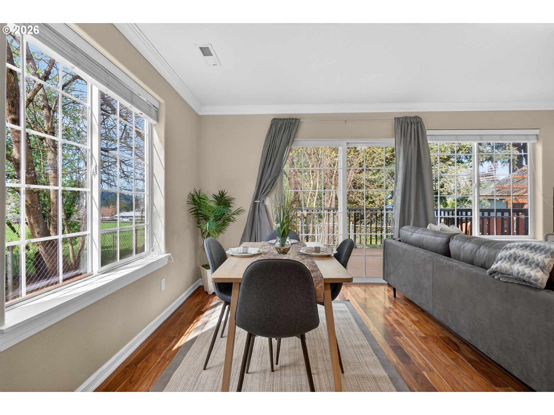 12619 Southeast Foster Road Portland, OR 97236 - Photo 15 of 48 a living room with furniture and a large window