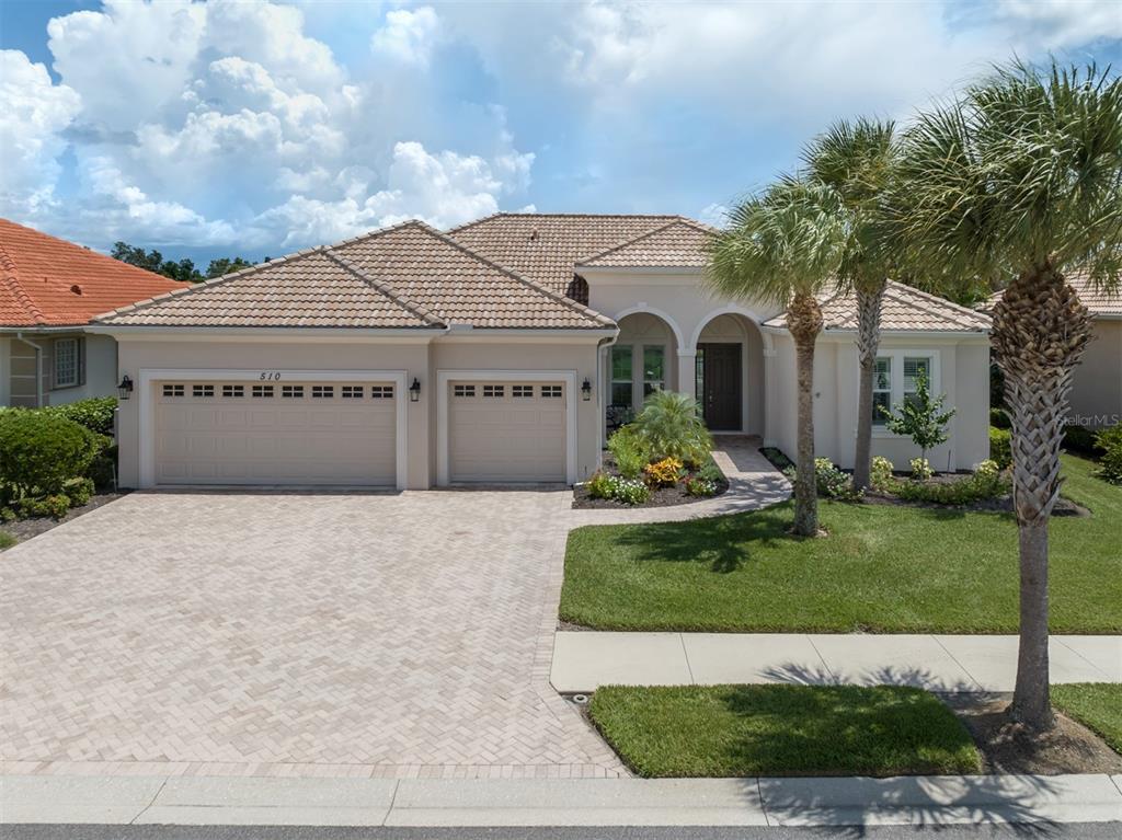 510 Sawgrass Bridge Road Venice, FL 34292 - Photo 1 of 1 The exterior’s pleasing aesthetics set the tone for this appealing residence.