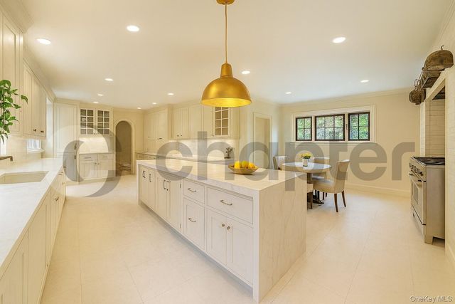 a large room with lots of counter space