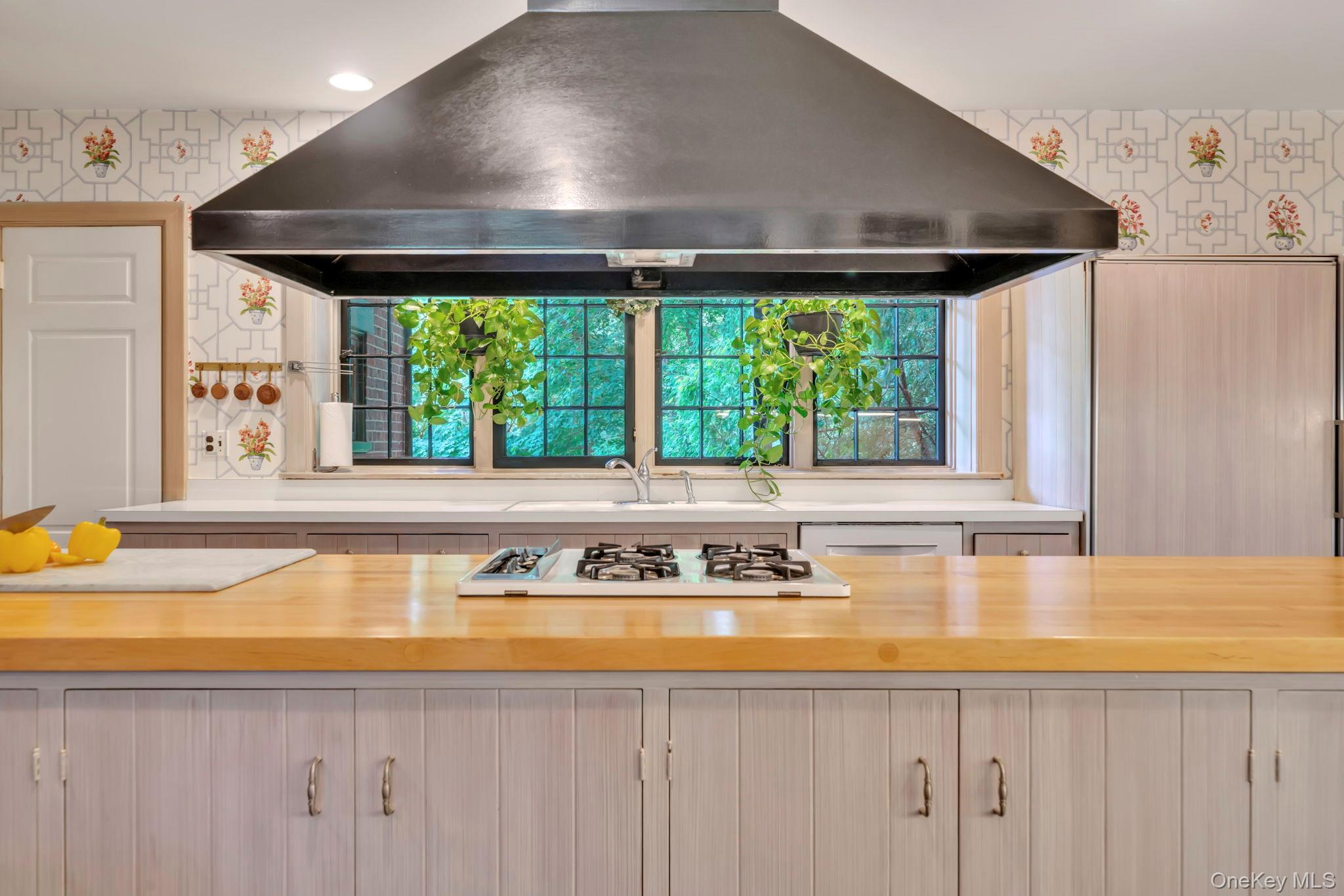 95 Piping Rock Road Locust Valley, NY 11560 - Photo 21 of 42 a kitchen with a stove and a large window