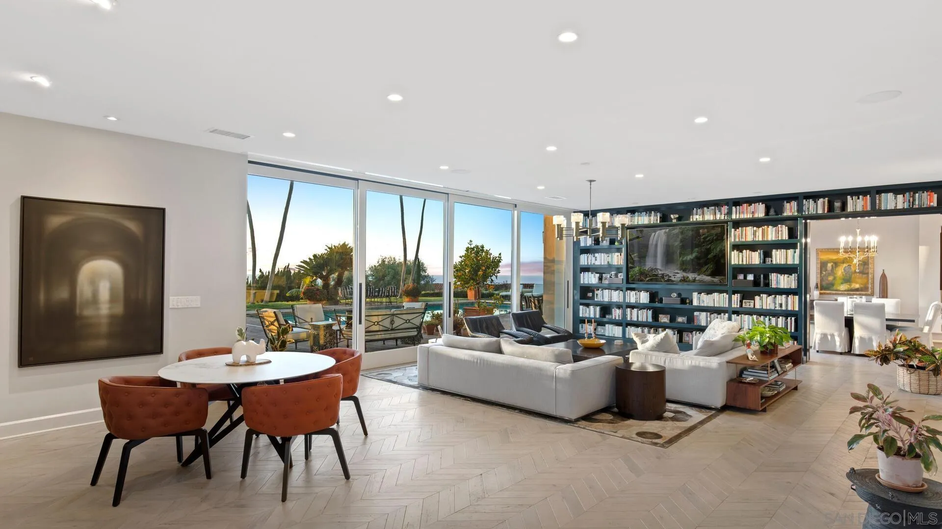 1021 Muirlands Drive La Jolla, CA 92037 - Photo 5 of 17 a living room with furniture and a large window