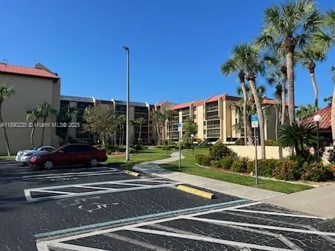 a view of balcony with a potted plant
