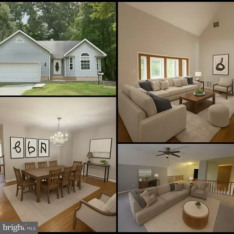 a view of a livingroom with furniture and window