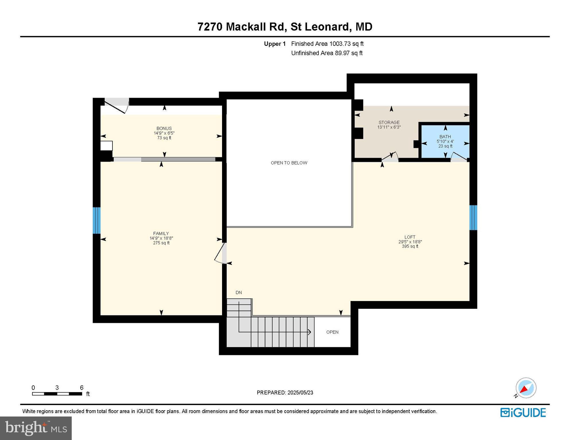 7270 Mackall Road St. Leonard, MD 20685 - Photo 45 of 48 Upper Level Floor Plan