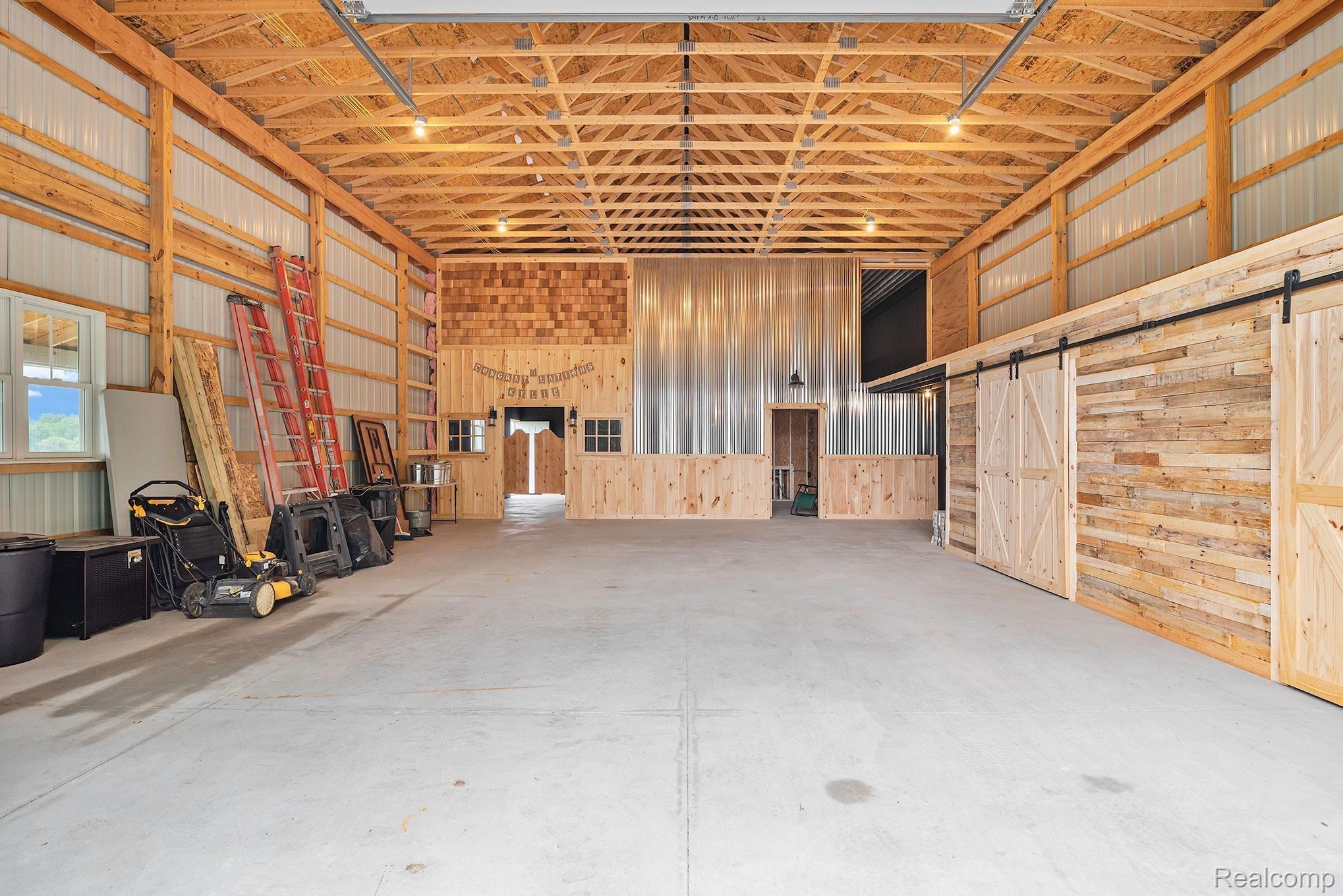 4008 Pratt Road Metamora, MI 48455 - Photo 24 of 29 Finished Pole Barn for hosting events and storage