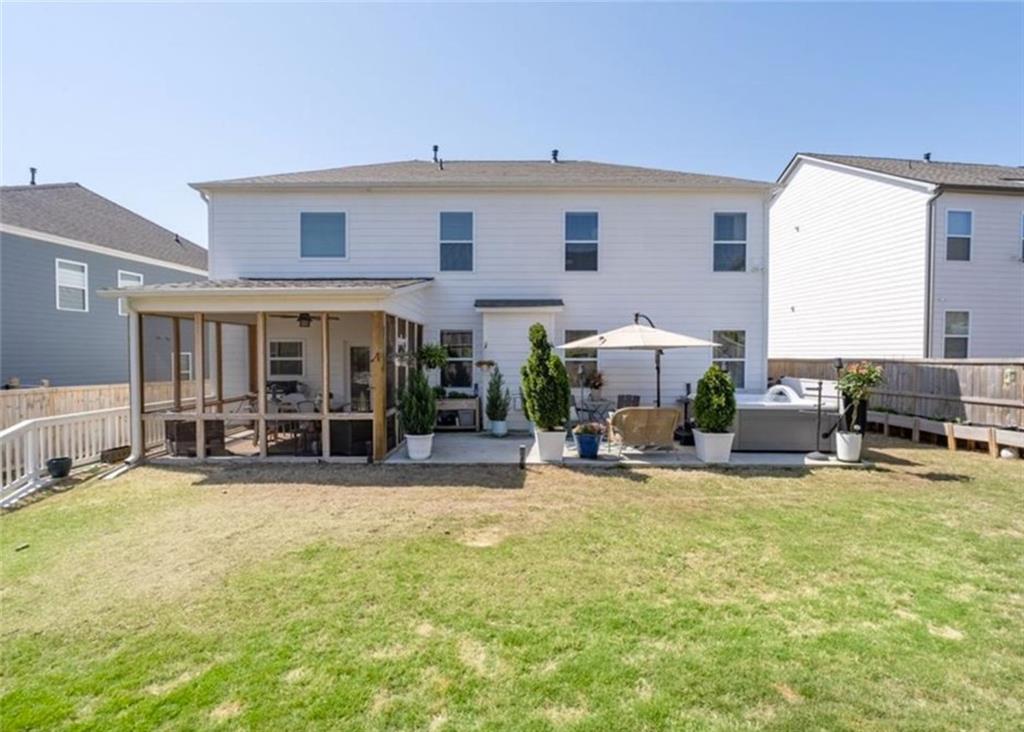 146 Citrine Way Acworth, GA 30101 - Photo 40 of 48 a view of a house with sitting area and sitting area