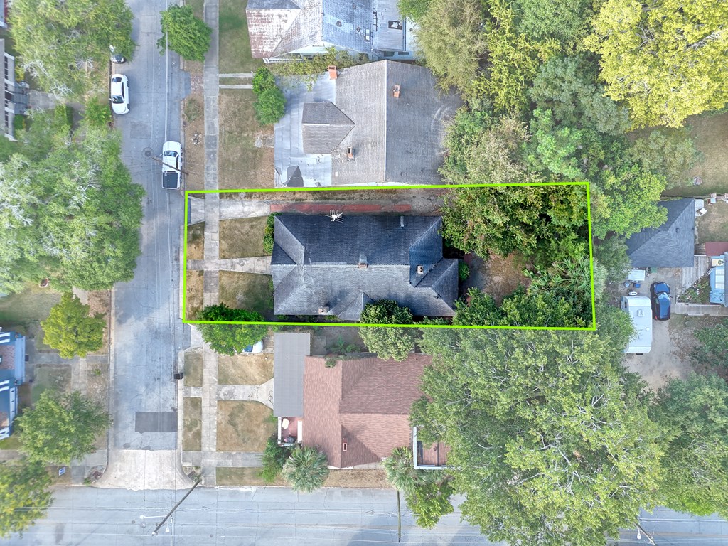 2904 Beacon Avenue Columbus, GA 31904 - Photo 3 of 39 an aerial view of a house with a garden and plants