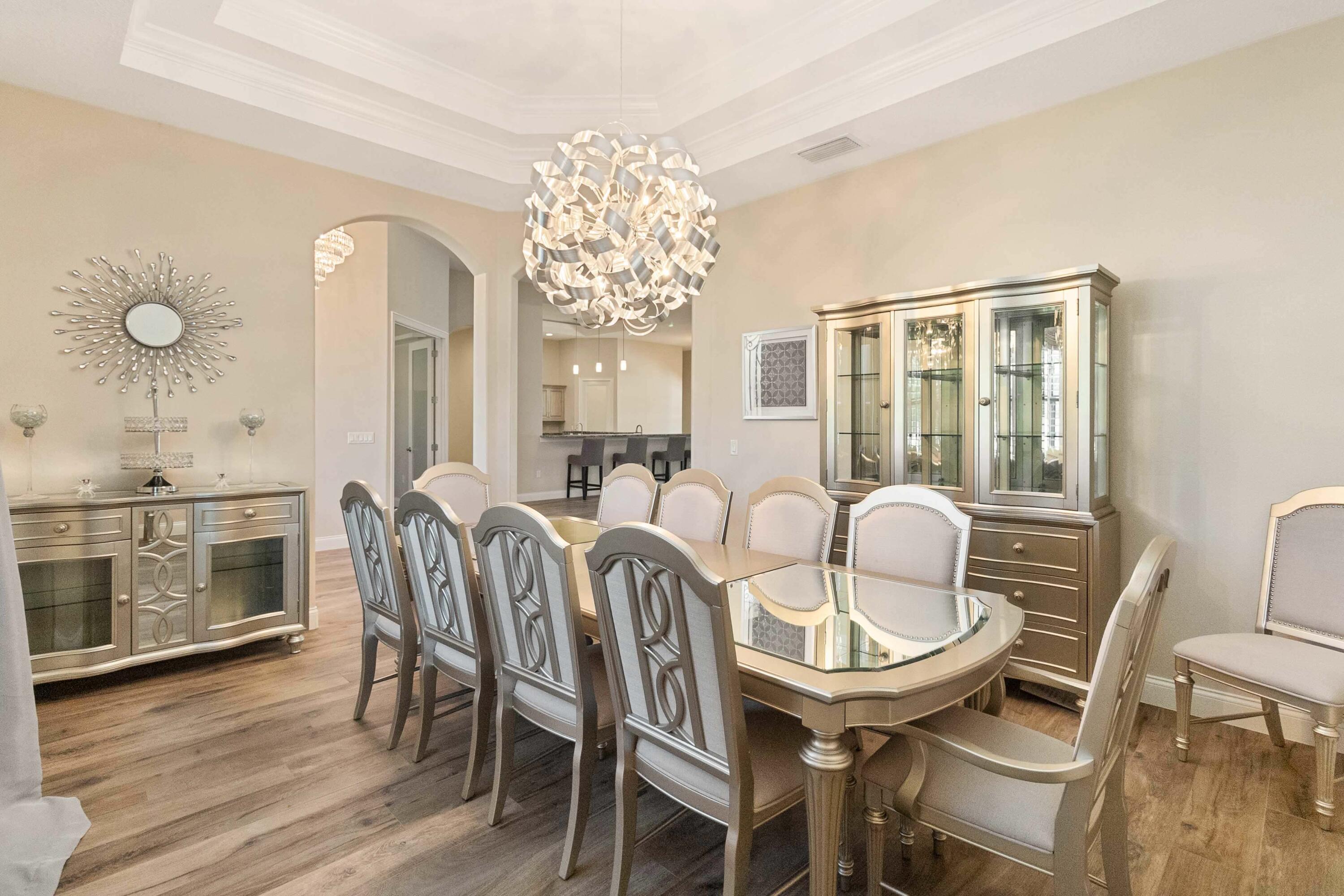 3640 Corey Road Grant Valkaria, FL 32950 - Photo 24 of 77 a view of a dining room with furniture window and wooden floor