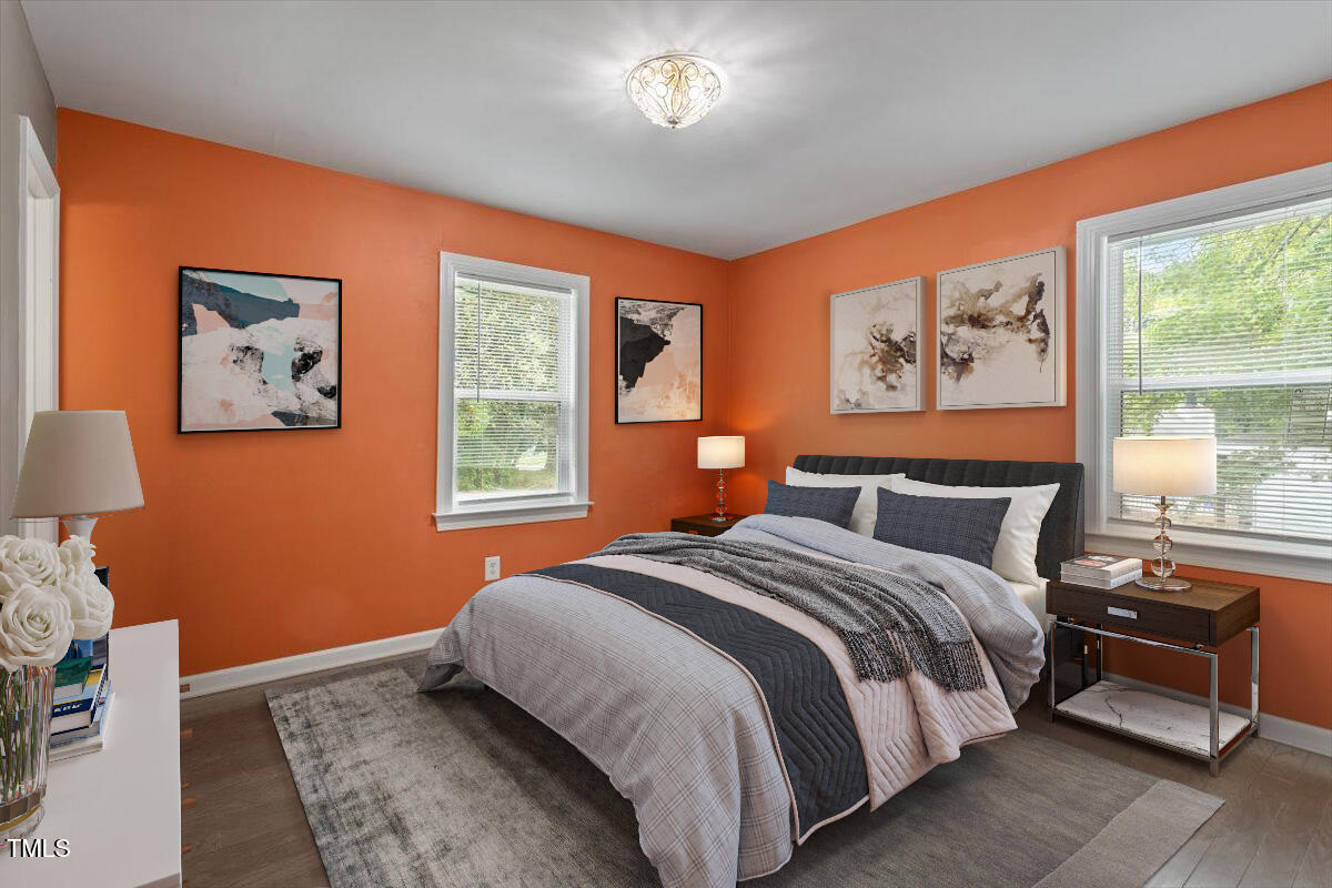 3605 Satellite Court Raleigh, NC 27604 - Photo 23 of 37 a bedroom with a bed and a window