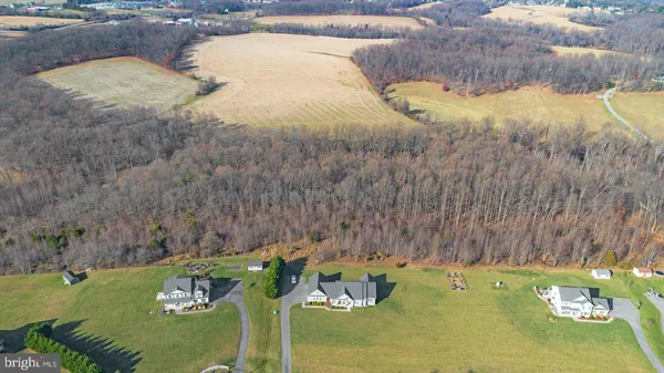 a view of a swimming pool with a yard
