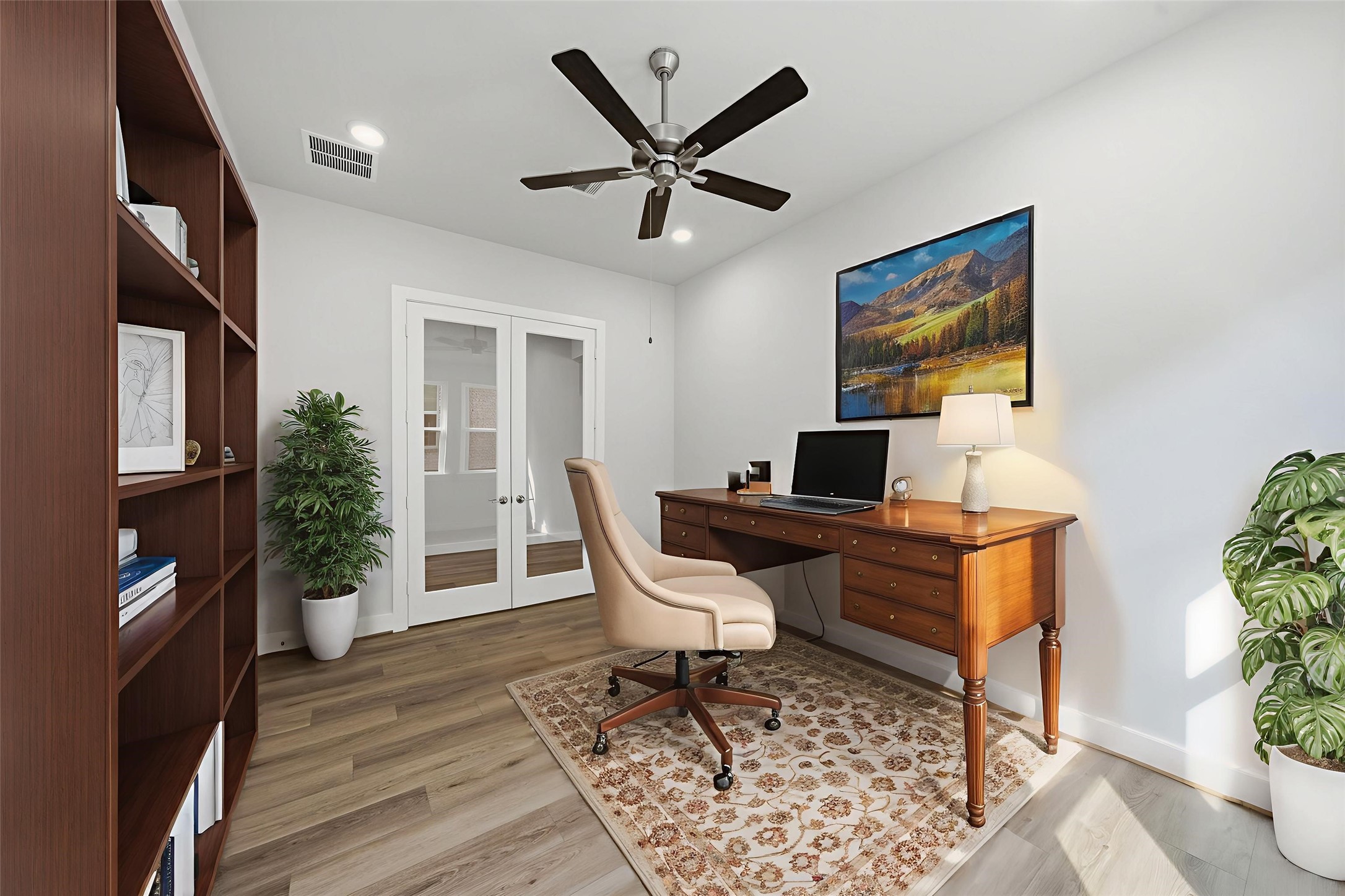 10026 Larkin Cove Willis, TX 77318 - Photo 15 of 44 Dedicated study with natural light—ideal for a home office or quiet workspace.