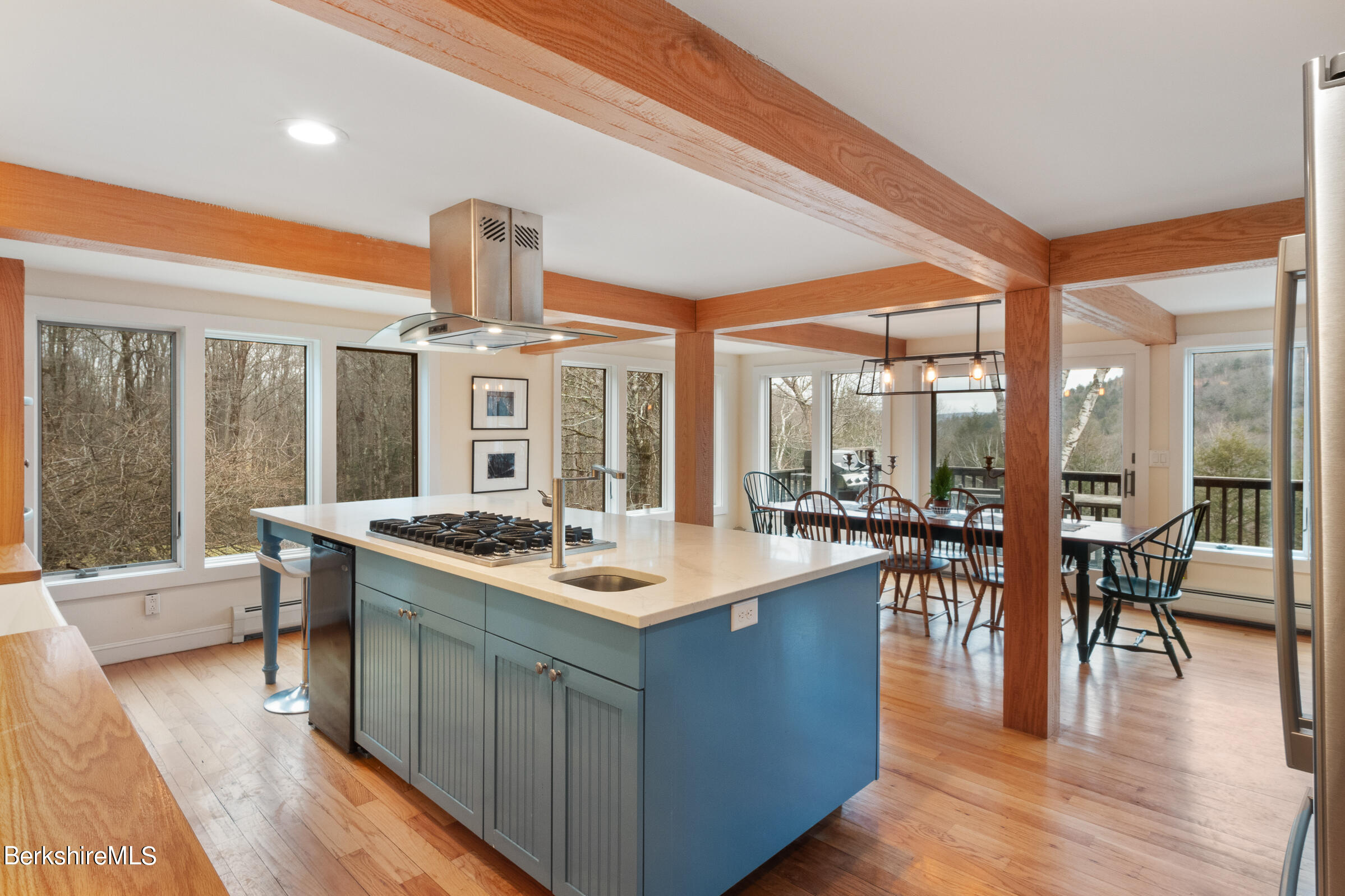 605 Main Road Monterey, MA 01245 - Photo 18 of 40 a very nice looking kitchen with a large window