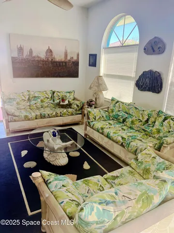 a room with furniture and window