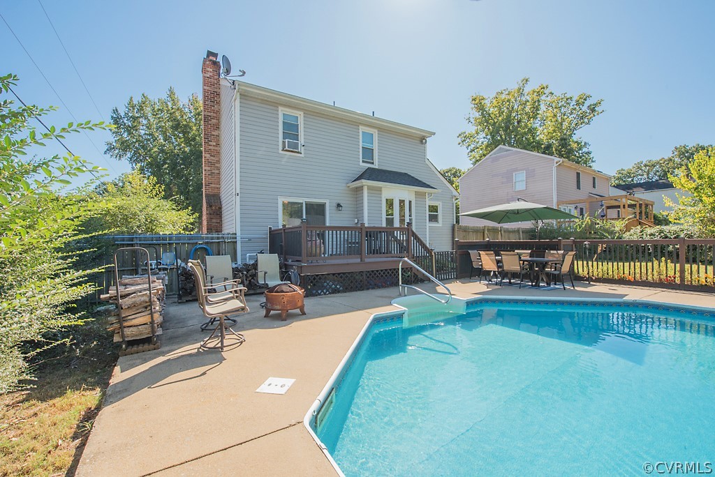 1532 Austin Road Chester, VA 23836 - Photo 47 of 50 a view of a house with swimming pool and sitting area