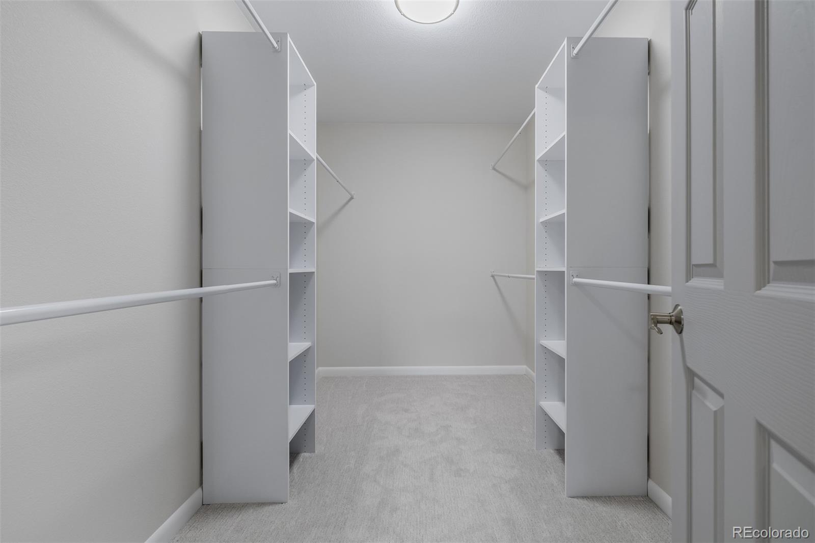 407 Double Tree Drive Greeley, CO 80634 - Photo 22 of 50 a view of walk in closet with empty racks