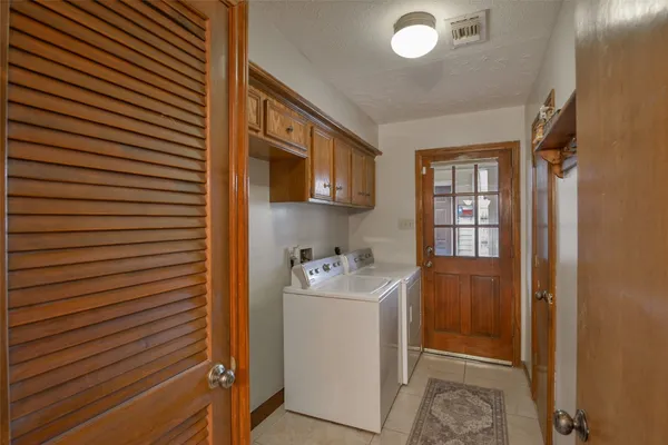 a room with storage and utility