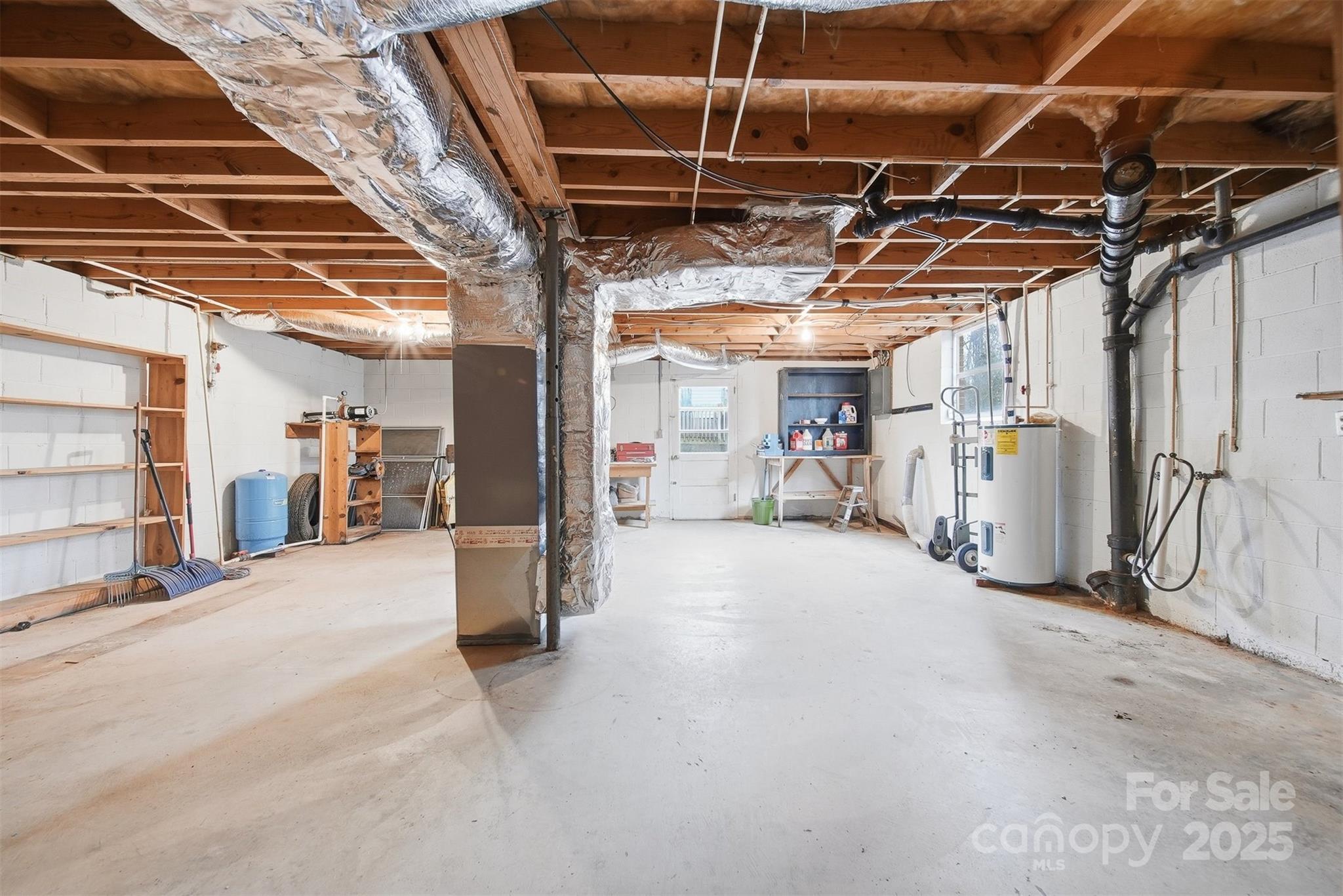 1922 30th Street Northeast Hickory, NC 28601 - Photo 21 of 30 a view of a storage room with shelves