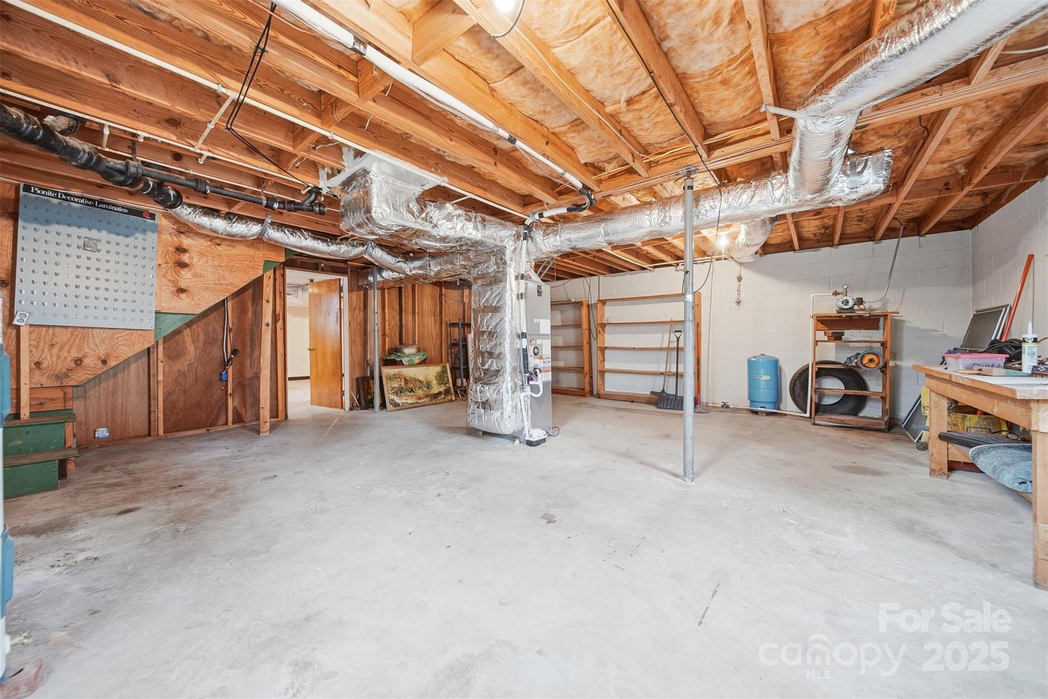 1922 30th Street Northeast Hickory, NC 28601 - Photo 22 of 30 a view of empty room with wooden ceiling