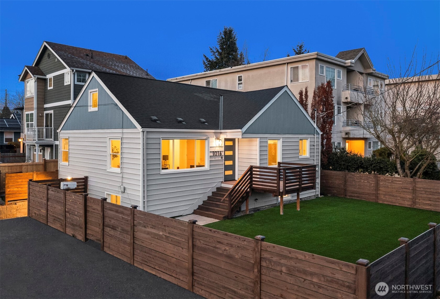 1016 Northwest 85th Street Seattle, WA 98117 - Photo 29 of 36 a front view of a house with garden
