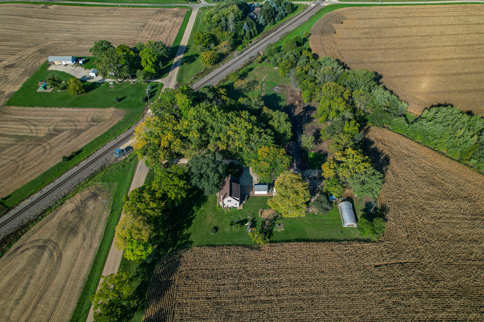 9282 East Hemstock Road Rochelle, IL 61068 - Photo 1 of 68 a view of a garden with plants