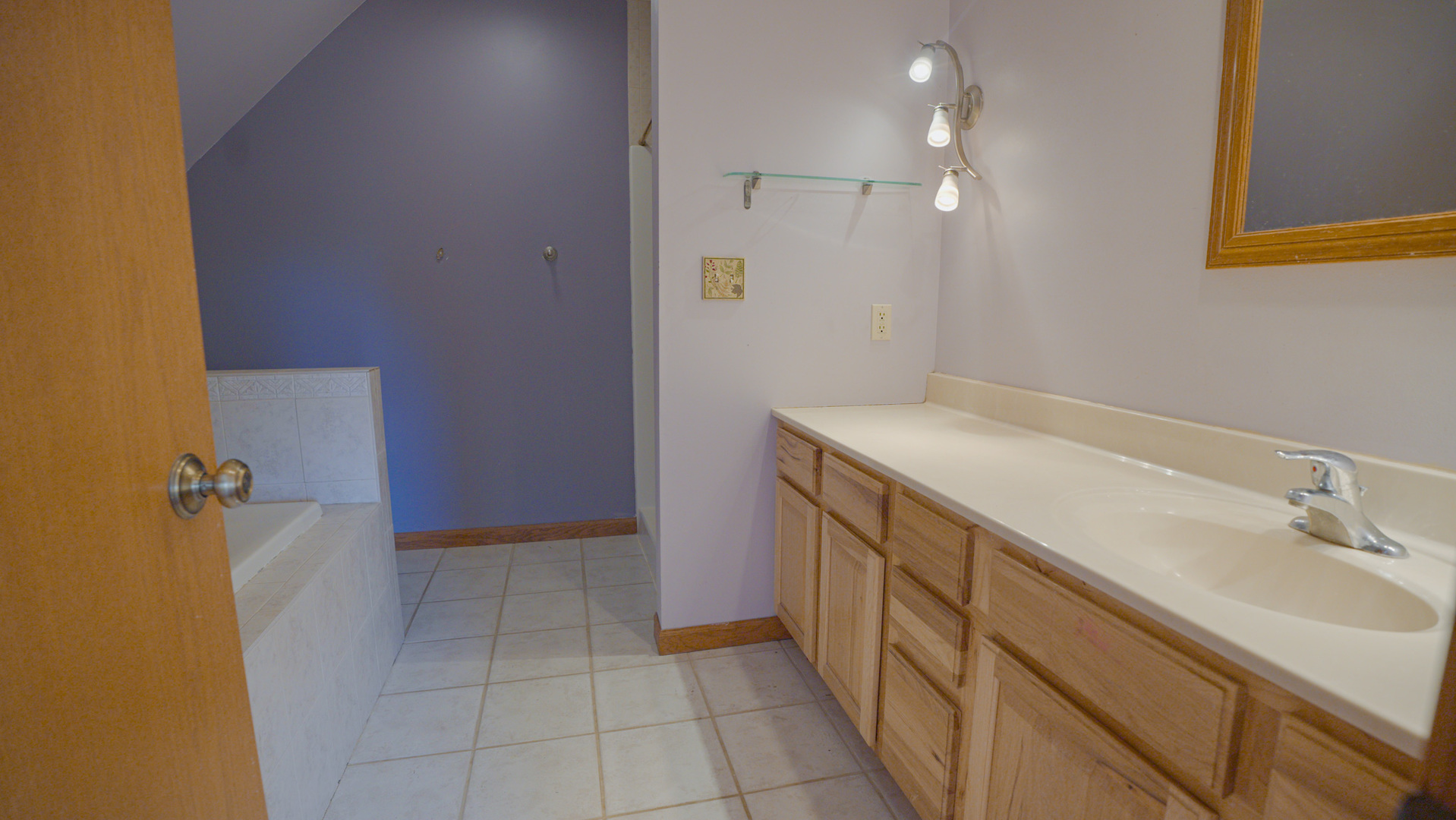 9282 East Hemstock Road Rochelle, IL 61068 - Photo 20 of 68 a bathroom with a sink and a mirror