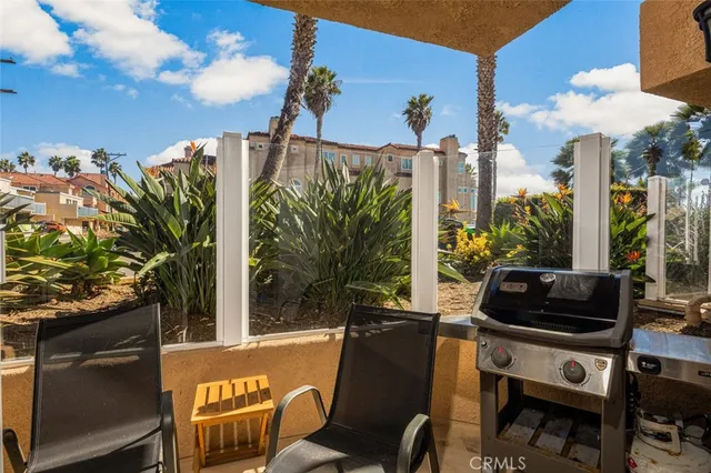 a view of a city from a balcony