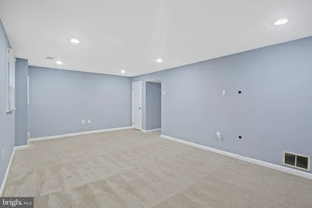 a view of an empty room