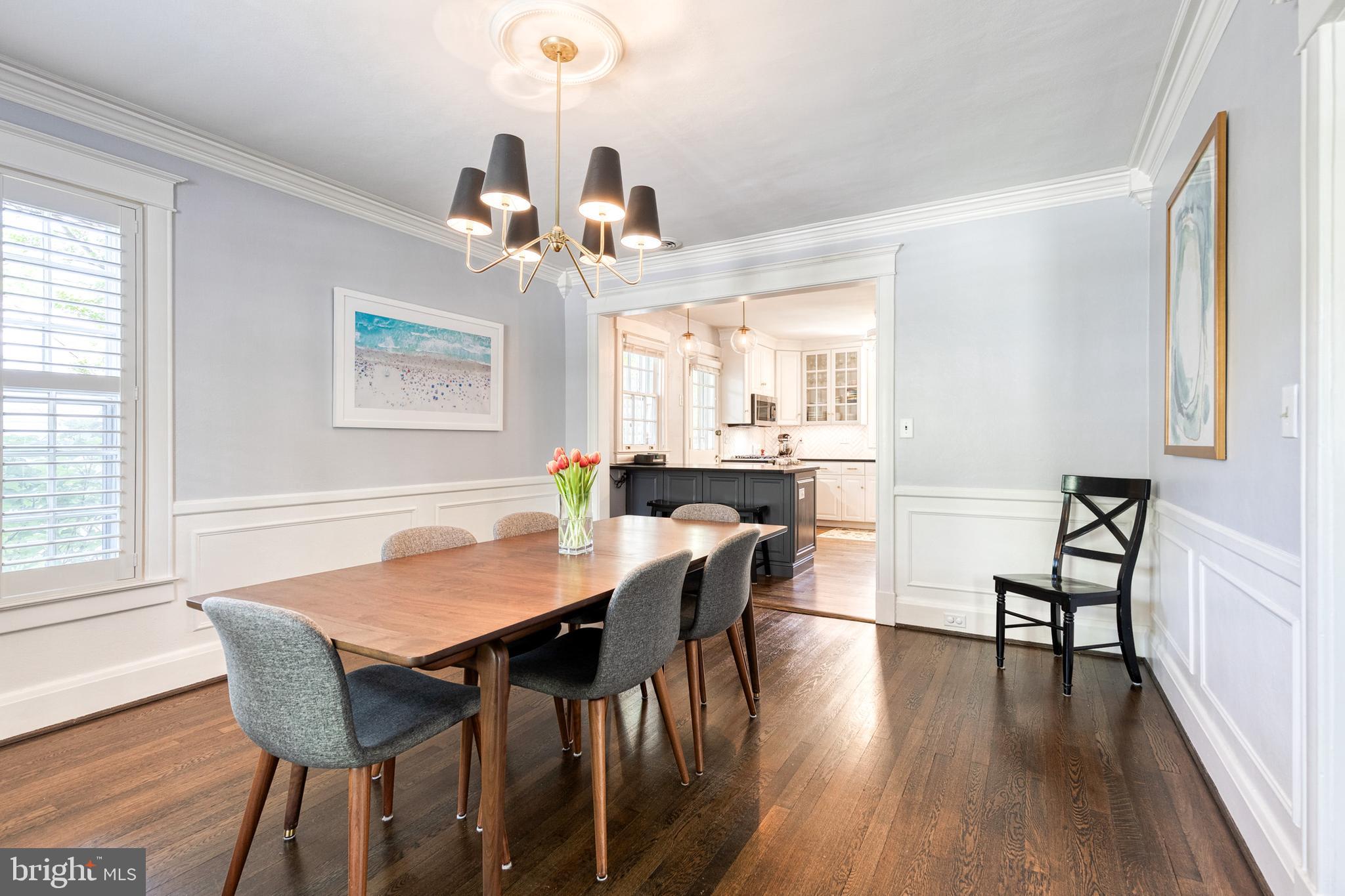 225 Tunbridge Road Baltimore, MD 21212 - Photo 25 of 65 a view of a dining room with furniture window and wooden floor