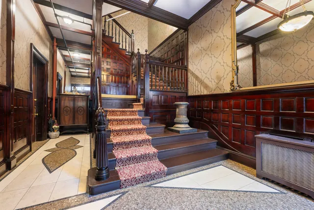 a view of a terrace with sitting area