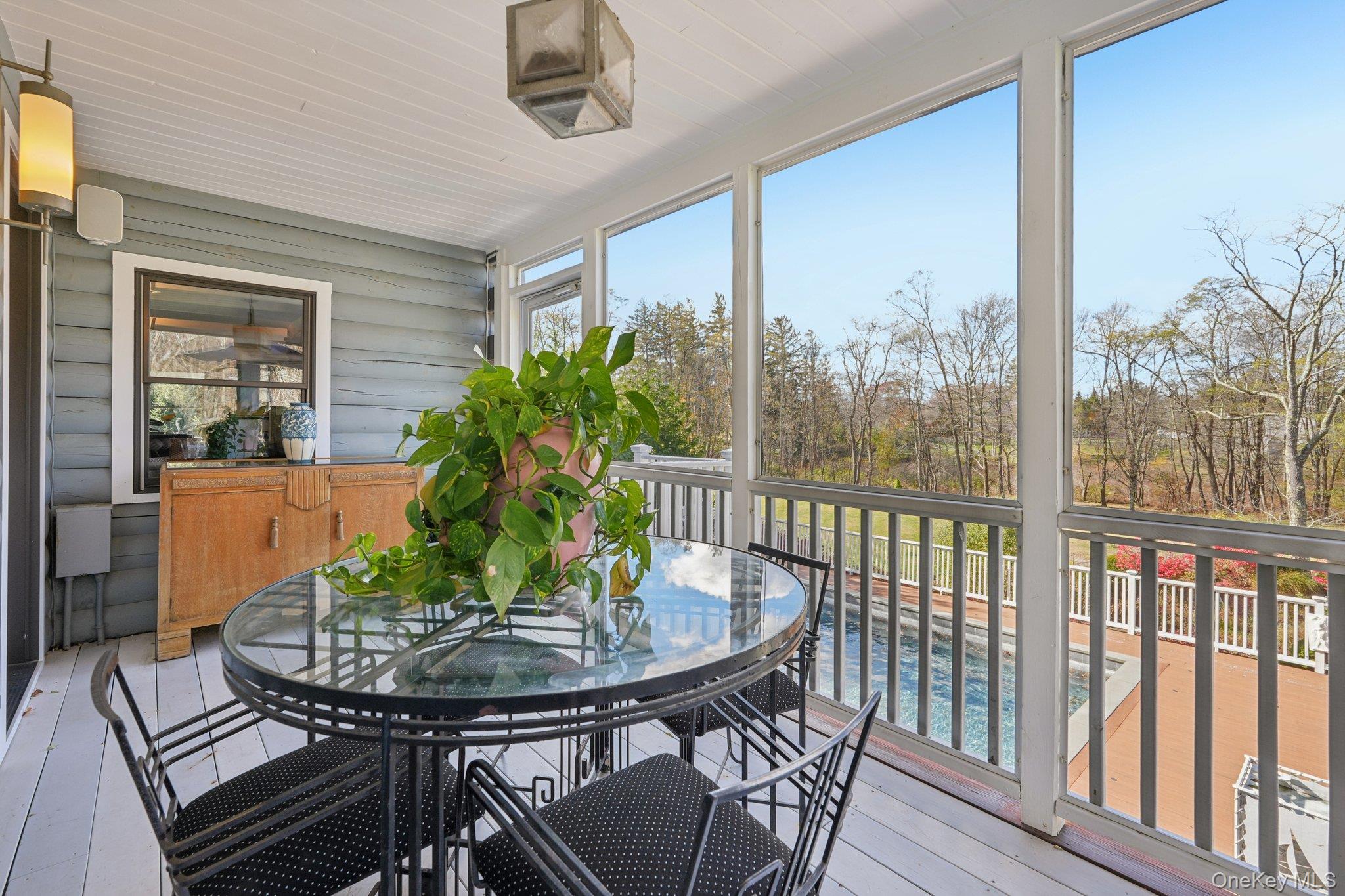 43 Meeting House Road Pawling, NY 12564 - Photo 18 of 46 Porch overlooking the pool