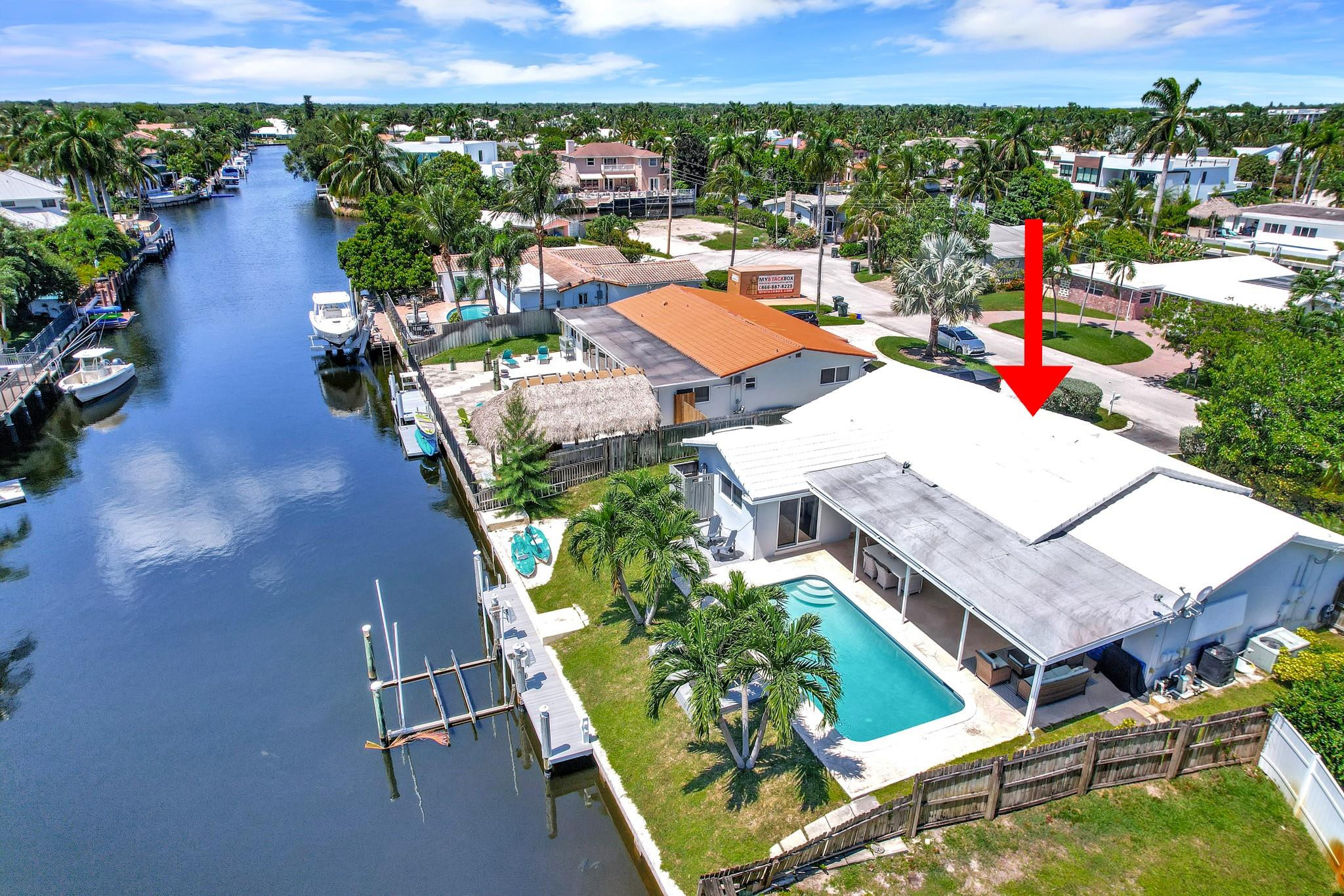 252 Southwest 14th Place Boca Raton, FL 33432 - Photo 44 of 49 an aerial view of a balcony with chairs