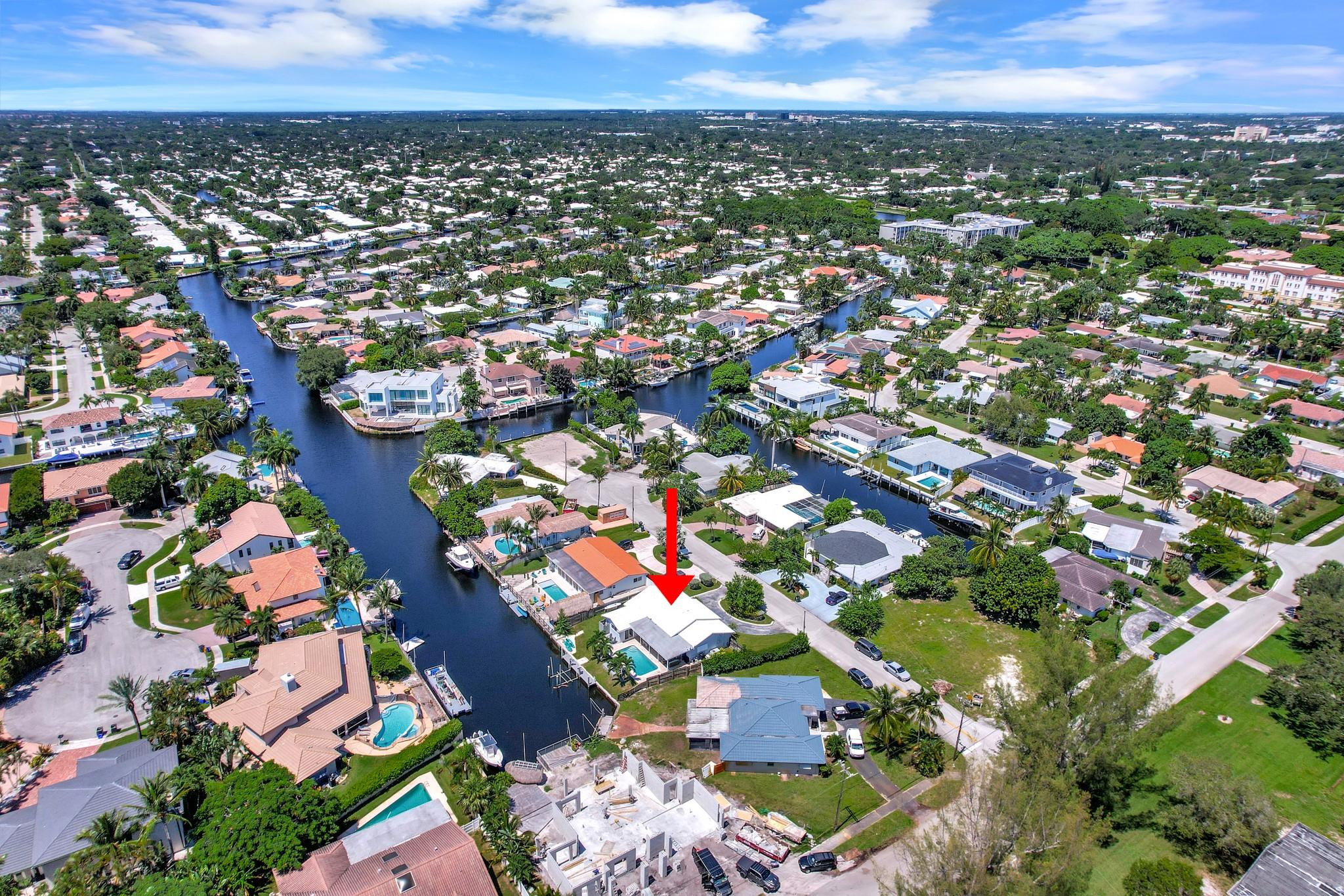 252 Southwest 14th Place Boca Raton, FL 33432 - Photo 46 of 49 an aerial view of a city