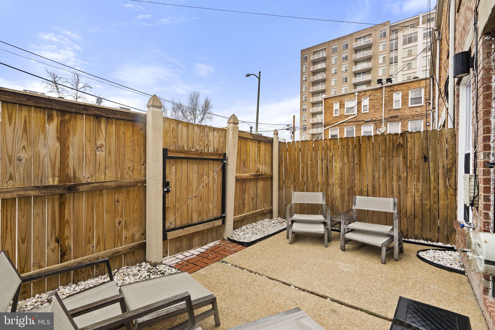 1409 South Capitol Street Southwest Washington, DC 20003 - Photo 27 of 31 Rear Patio