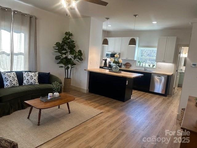 1224 Phillipsville Loop Canton, NC 28716 - Photo 9 of 22 a living room with furniture and a potted plant