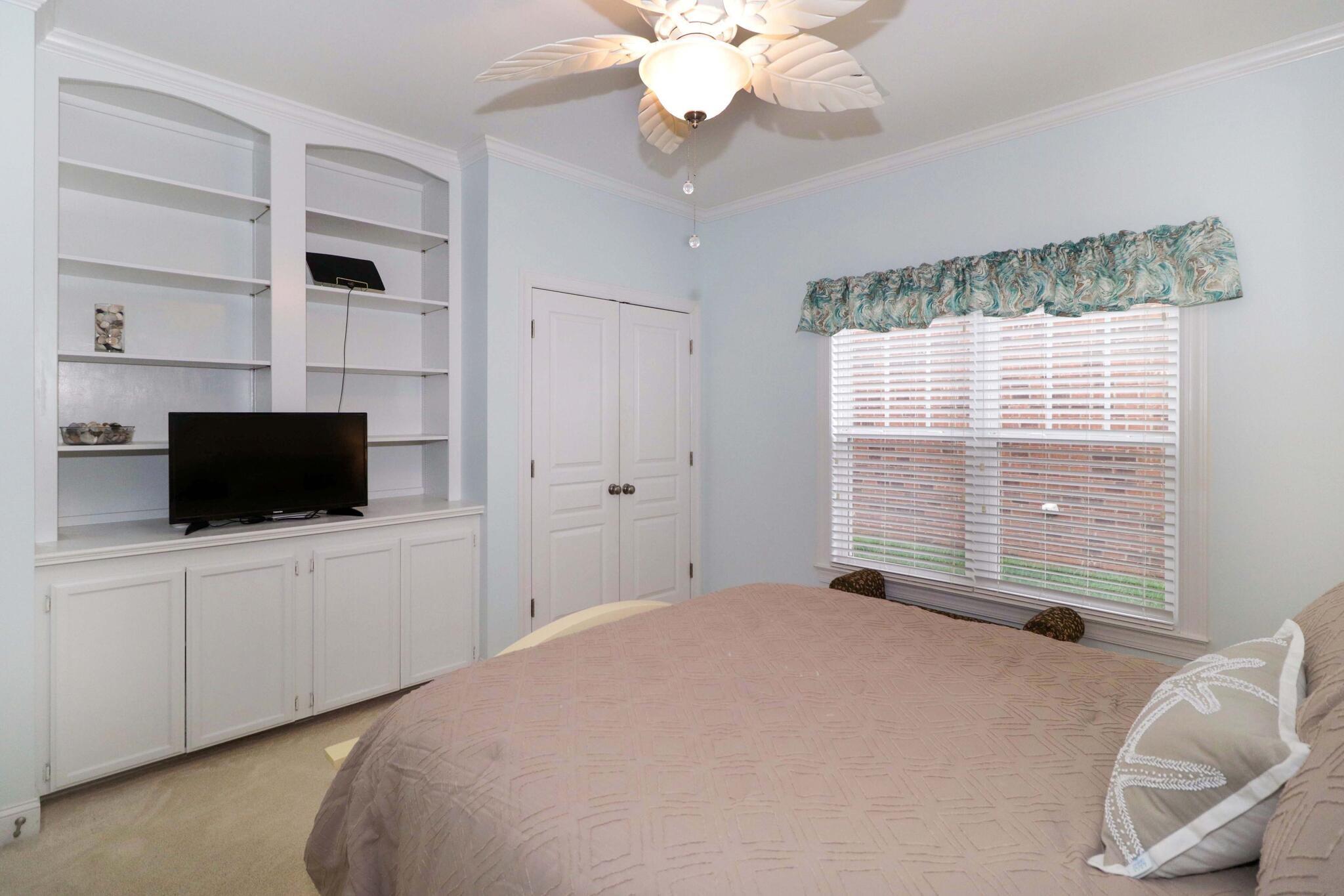 101 Garner Drive Salisbury, NC 28146 - Photo 38 of 47 a bedroom with a bed and a flat screen tv