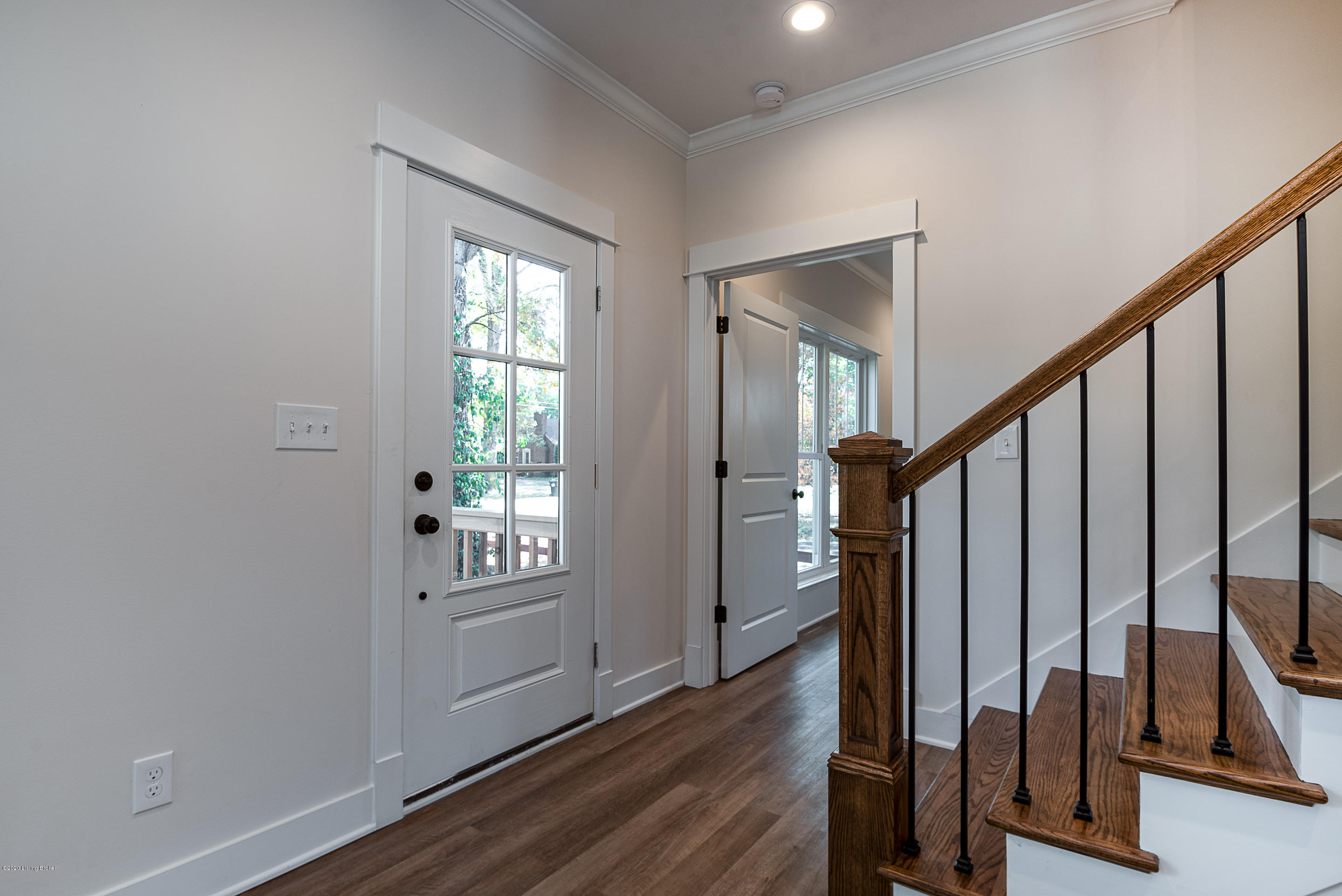 A Wood Entry Foyer